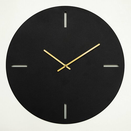 Настінний годинник Timeless APS113, чорний, 48 ×48 см
