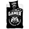 Gamer Black pamut ágynemű, 140 x 200 cm, 70 x 90 cm
