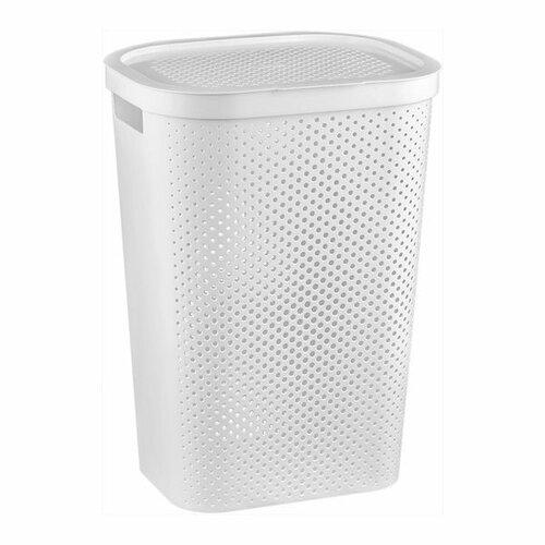Curver Koš za umazano perilo INFINITY 59 l, bela