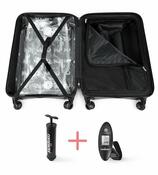 Valiză de călătorie Compactor Cosmos L, 46,5 x 26x 68 cm, negru