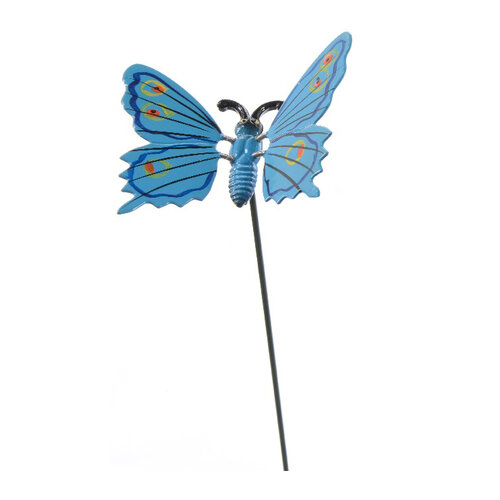 Dekorácia motýlik, modrá