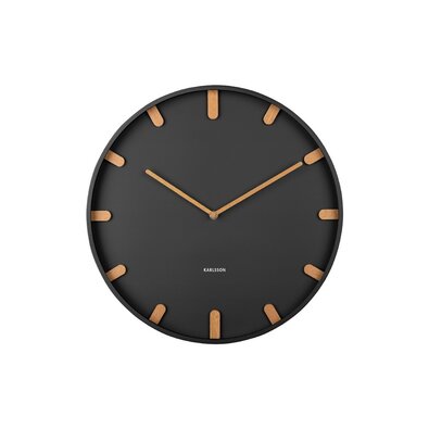 Karlsson 5942BK design falióra 40 cm, fekete