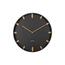 Karlsson 5942BK ceas de perete design 40 cm, negru