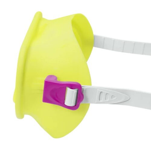 Bestway Schnorchelset Lil Flapper - Flossen, Taucherbrille, Schnorchel, gelb-rosa