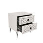 Stolik nocny Luna White