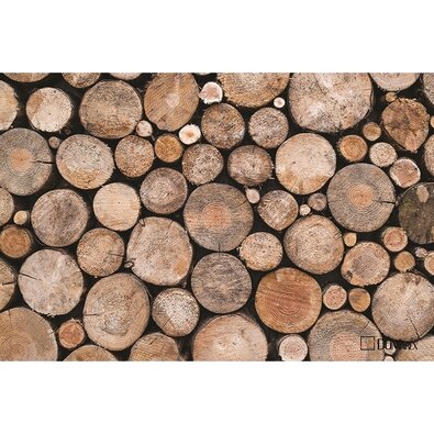 Domarex Wycieraczka LiveLaugh Wooden, 40 x 60 cm