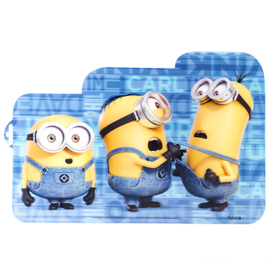 Podkładka 3D Jak ukraść księżyc Minionki blue,, 42 x 29 cm