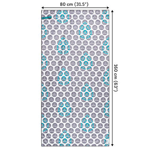 Towee Schnell trocknendes Badetuch  FLORAL, 80 x 160 cm