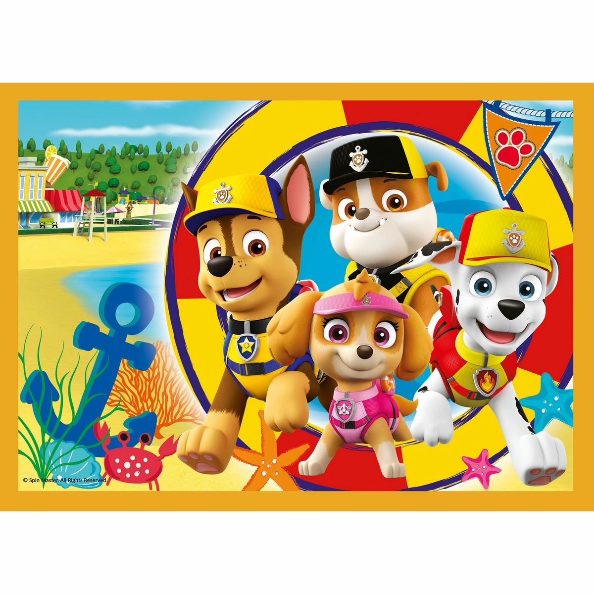 Trefl Puzzle Prázdniny Tlapková Patrola/Paw Patrol, 28,5 x 20,5 cm - thumb (1)