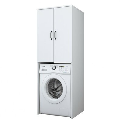 Waschmaschinenschrank Kamil White