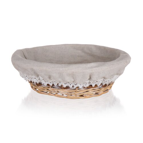 Home Decor Pleten koš Duo, 25 x 8 cm