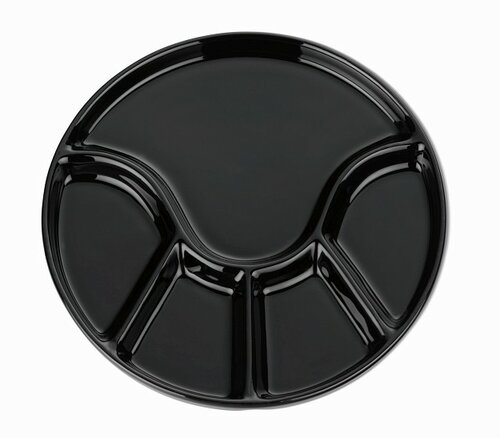 Kela Fondue tanier ANNELI 23 cm, čierna