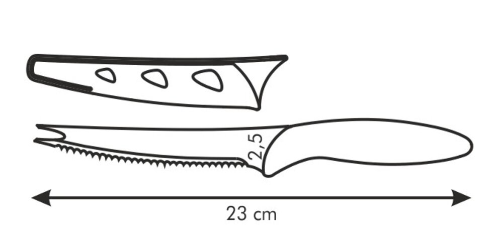 Nóż antyadhezyjny do warzyw PRESTO TONE 12 cm