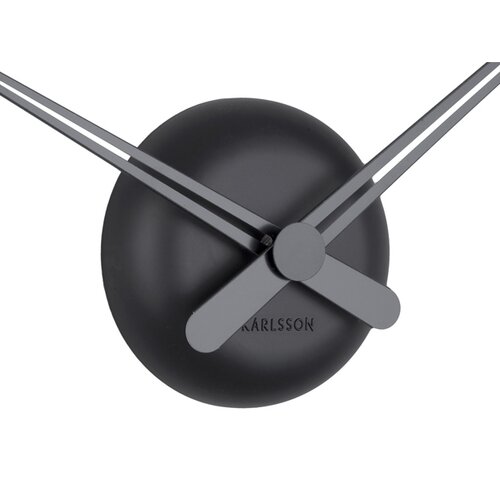Karlsson KA5838BK Dizajnové nástenné hodiny, 44 cm