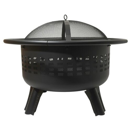 Cattara Tragbare Feuerstelle mit Deckel Merapi, 80 x 80 x 62 cm