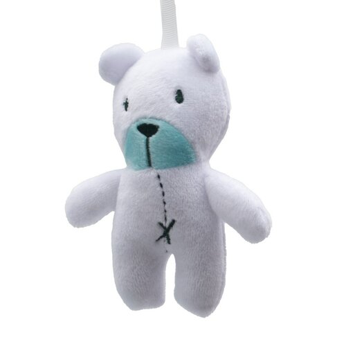 Neu Baby Babywippe Teddy, Grau