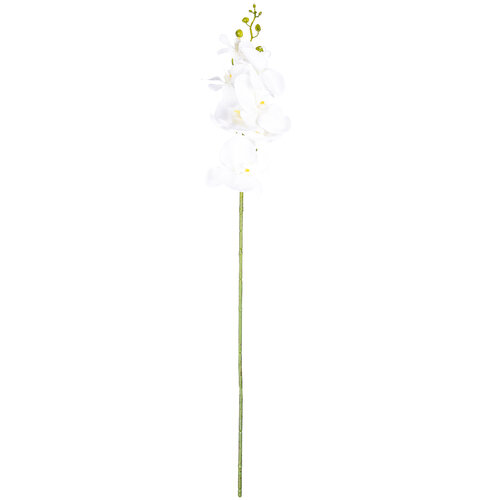 Orhidee artificială albă, 86 cm