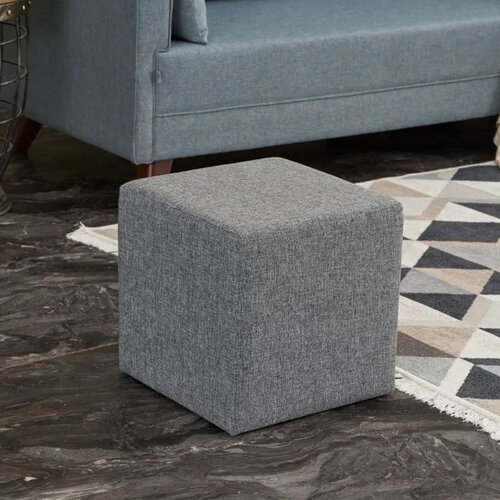 Polsterhocker Kare Puf Grey