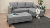 Eckschlafsofa Bella Corner Right 2 Grey