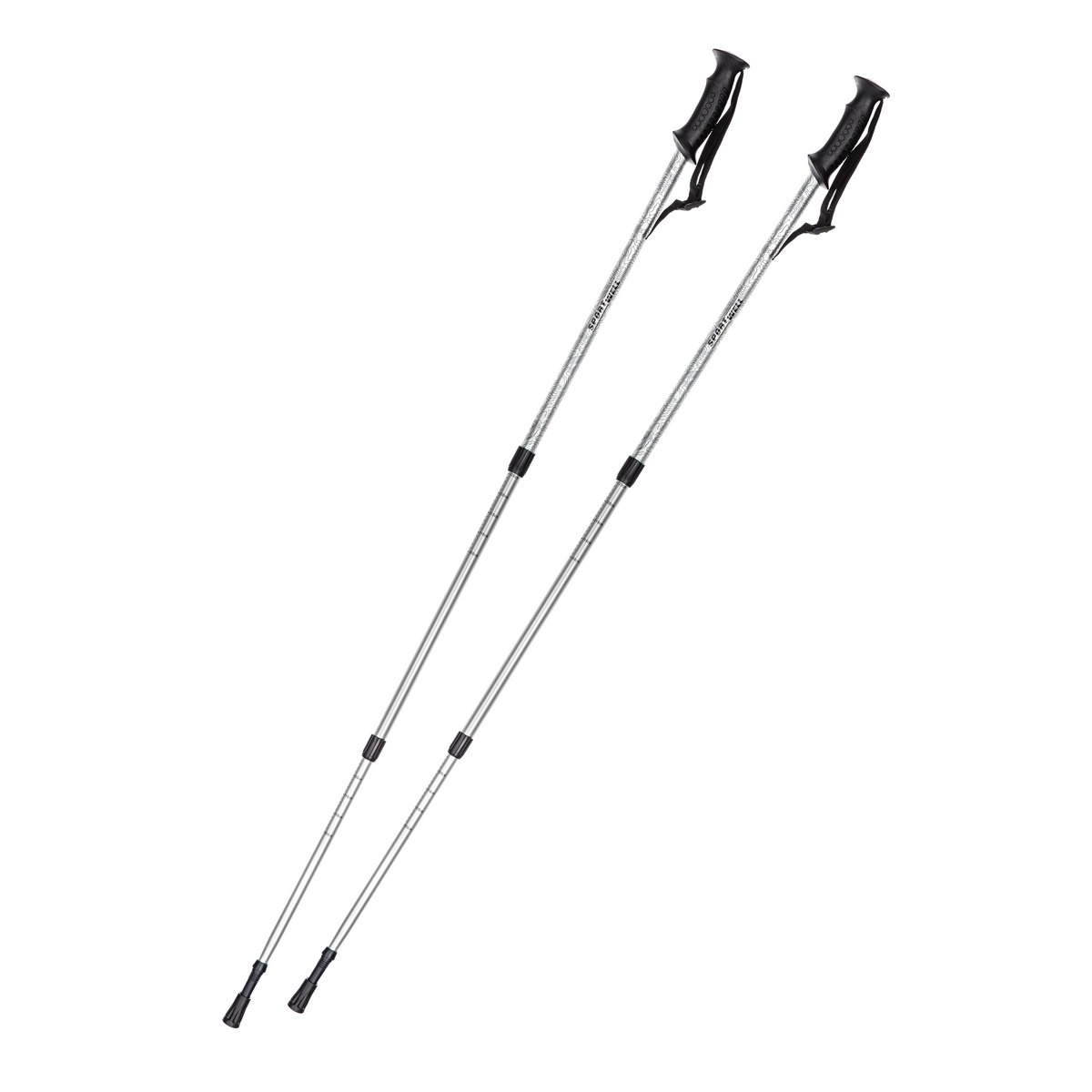 Sportwell Trekingové palice Twist lock, 135 cm