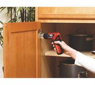 Aku skrutkovač Black & Decker PLR36NC, červená