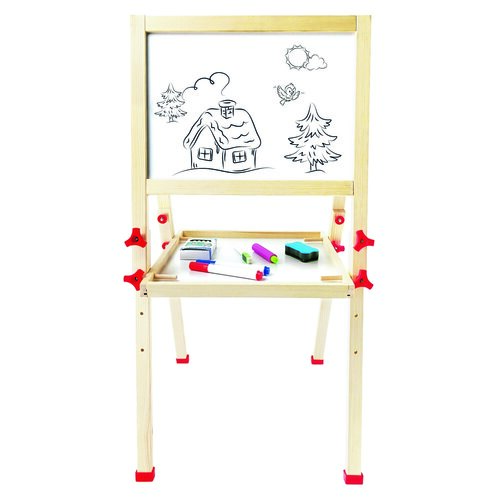Bino Magnetische doppelseitige Tafel, 80 x 40 x 42 cm