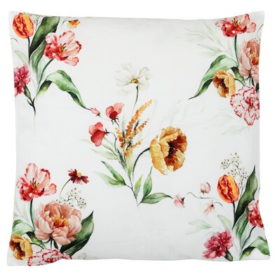 Vzglavnik Peonije v barvah pozne poletja, 45 x 45cm