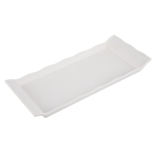 Orion Retro tálalótálca fehér, 29,5 x 13 cm