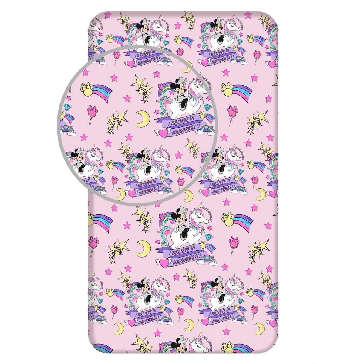 Obrázok Jerry Fabrics Minnie Unicorn 02 90 × 200 cm (4250282959633)