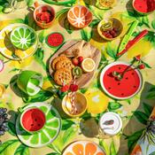 Altom Sada keramických misek Tropicana citron 12,5 cm, 2 ks