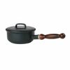 Sfinx emajlirana ponev s pokrovom in lesenimročajem BSE, 16 cm, 1,25 l