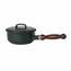 Sfinx emajlirana ponev s pokrovom in lesenimročajem BSE, 16 cm, 1,25 l