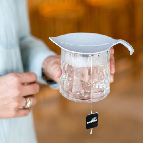 Koziol 4-delni set pokrovčkov za kozarce LEAF-ON