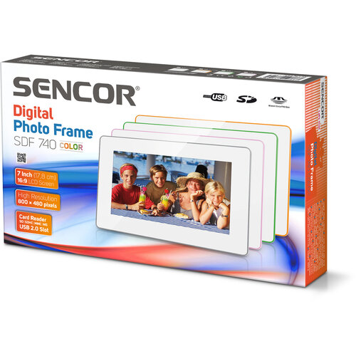 Sencor SDF 740 GY Digitálny fotorámček