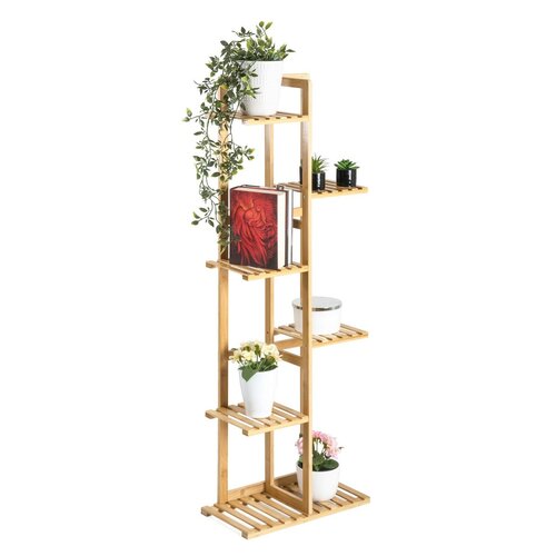 Stojan na rastliny G21 6 úrovní, bambusový