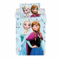 Lenjerie de pat din bumbac pentru copii Frozen floral 02, 140 x 200 cm, 70 x 90 cm Lenjerie de pat din bumbac pentru copii Frozen floral 02, 140 x 200 cm, 70 x 90 cm