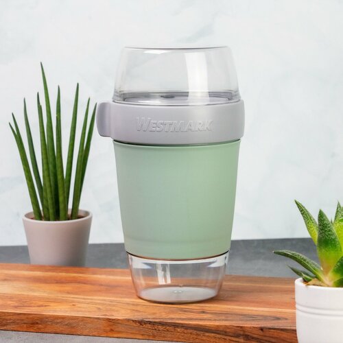 Westmark Háromrészes ételtartó edény, 1150 ml, mentazöld