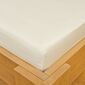 Cearșaf Kvalitex Satin cu elastic crem , 180 x 200cm