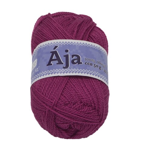 Przędza AJA burgundy, 50 g / 217 m