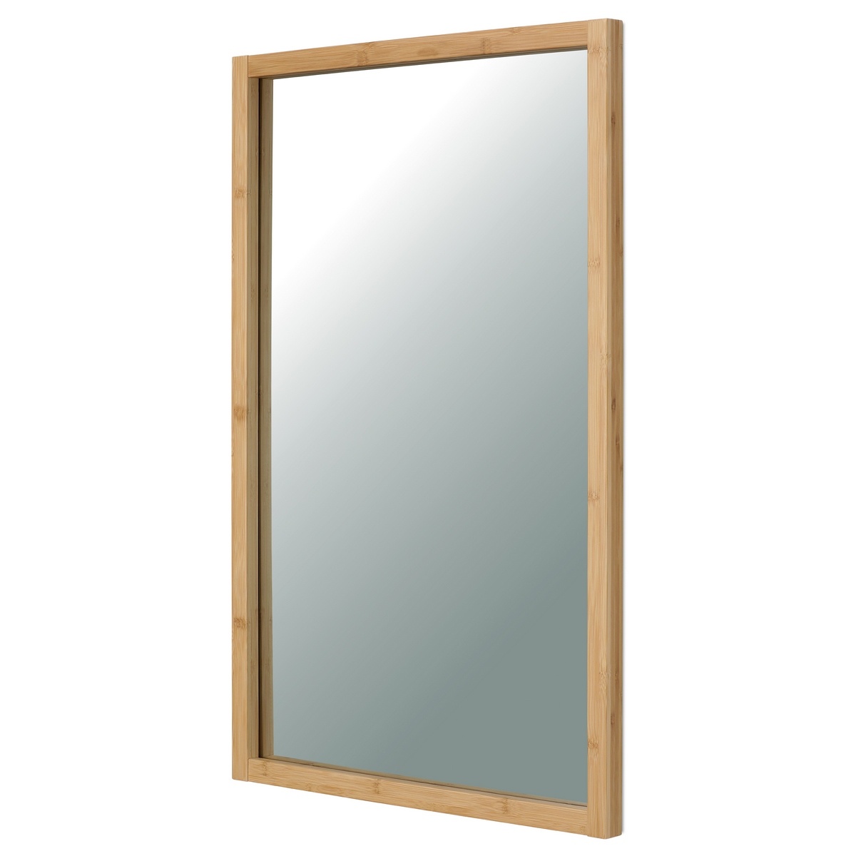 Nástenné zrkadlo B044 NAT, bambus