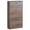 Botník s priehradkami G1016 ELM, brestové drevo