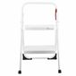Rolser Klapptreppen M10 UNE, 2 Stufen, Weiß