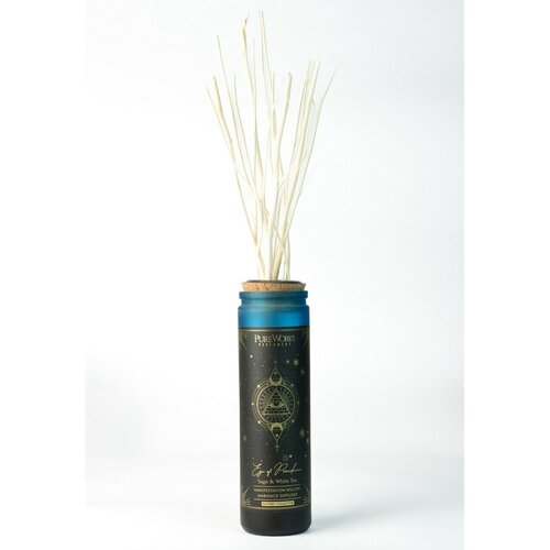 Sage&White Tea 100 ml organikus diffúzor fűzfavesszőkkel