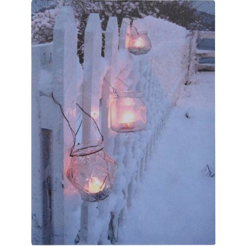 LED slika na platnu Shining Lantern, 40 x 30 cm