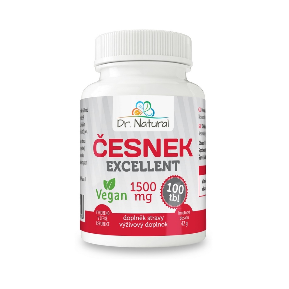 Dr.Natural Česnek Excellent 1500 mg, 100 tbl.