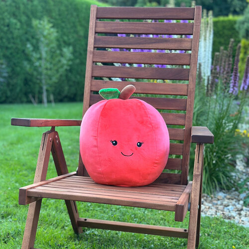 Kissen Squish Apfel Soňa, 35 x 35 x 32 cm