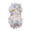 Пряжа PUFFY color білий, сірий, світло-рожевий, 100 г / 9 м