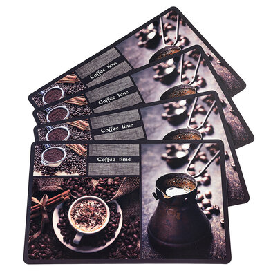 Suport farfurii Cafea, 43 x 28 cm, set 4 buc.