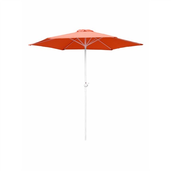 Slnečník s kľučkou 230 cm, oranžová