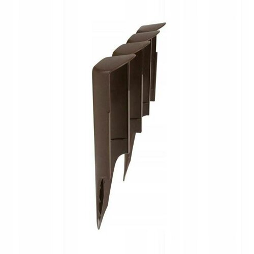 Vrtna palisada temno rjava, 250 cm